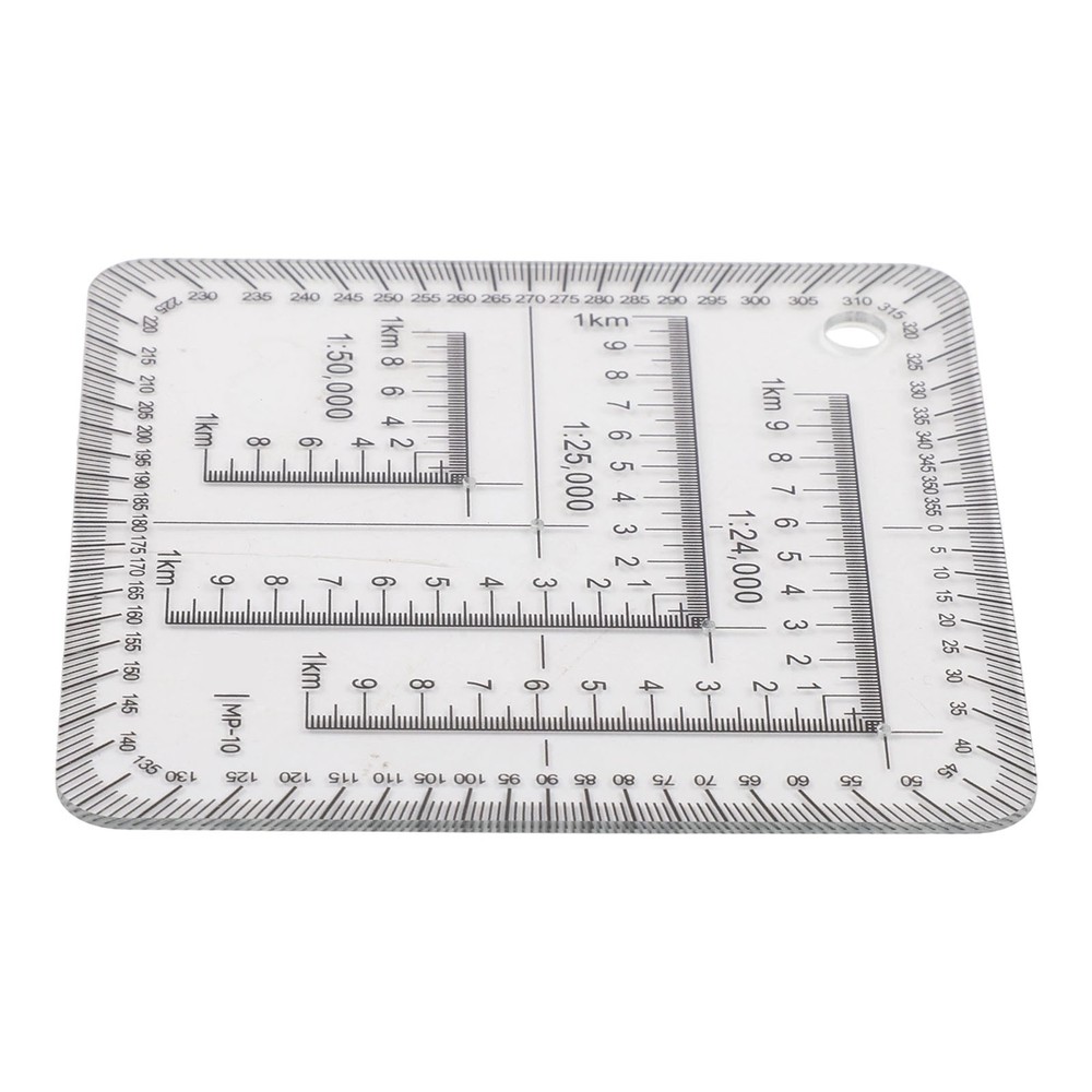 Lightweight 7cm Coordinate Ruler for Geographical Learning Applications