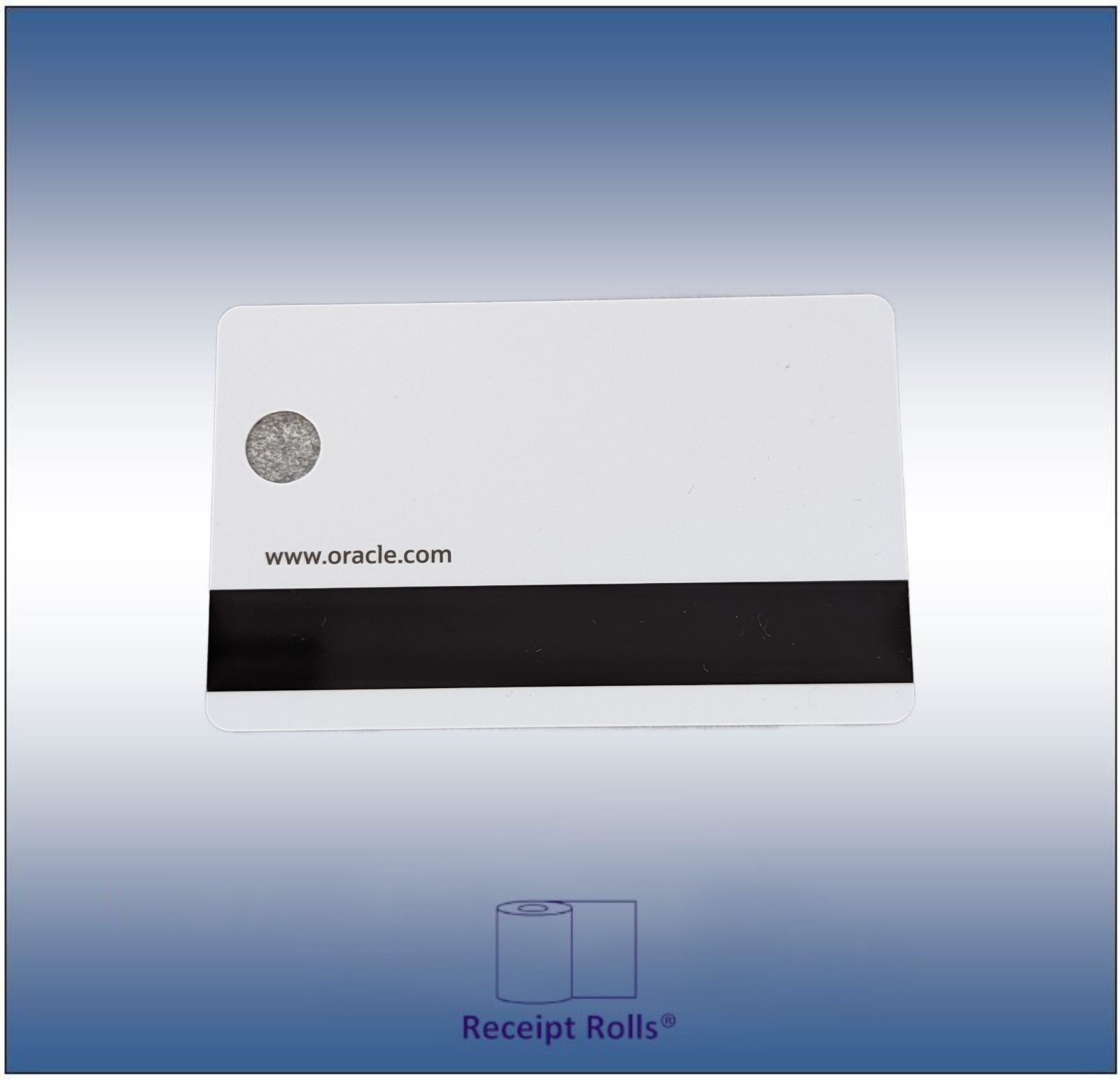 50 Genuine White Micros Oracle Magnetic Stripe Employee Swipe ID Cards