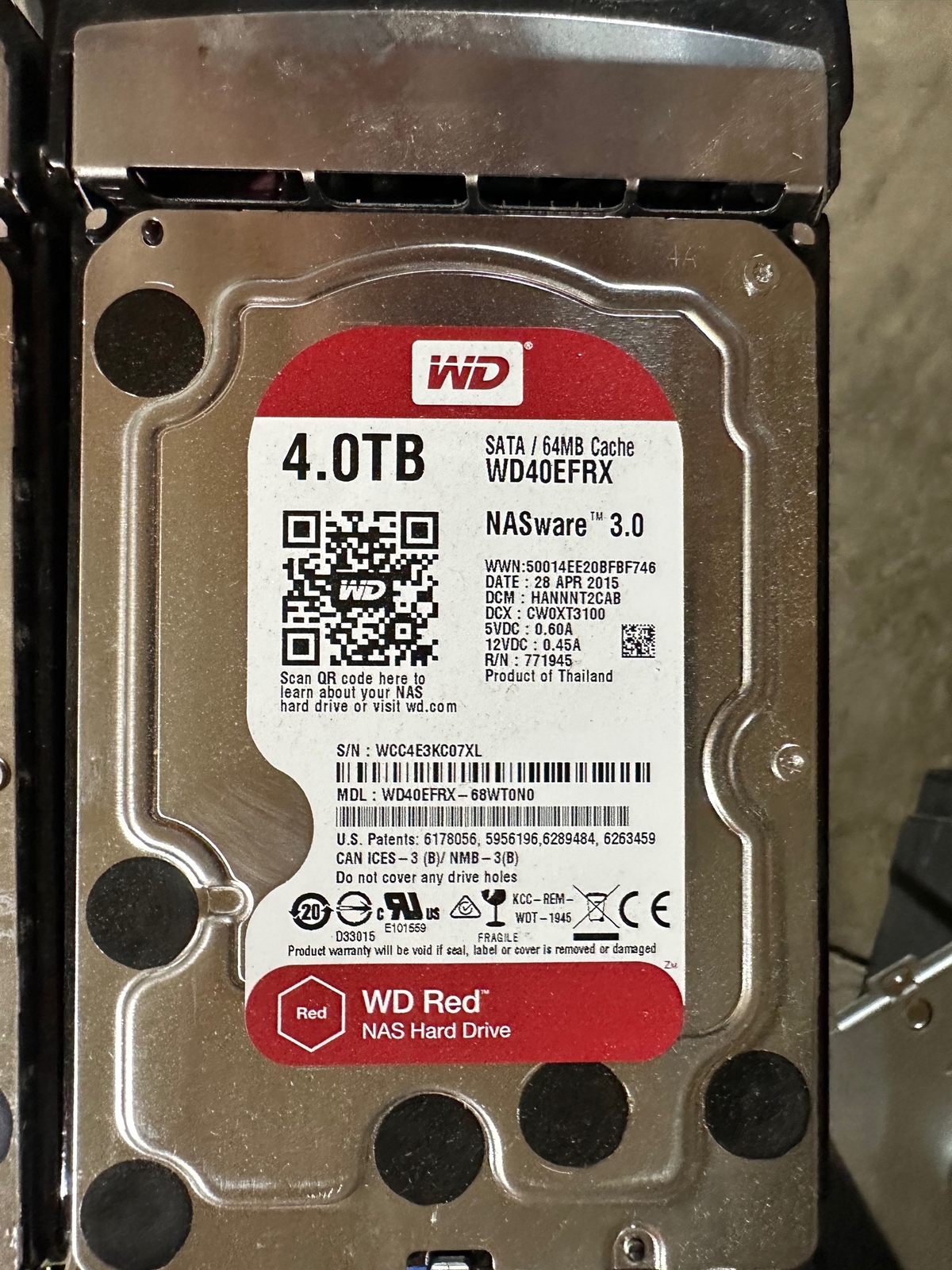 SUPERMICRO 813M-4 Server w/ 4x 4TB HDD WD40EFRX RED NAS 6018R-MT 8x 16GB