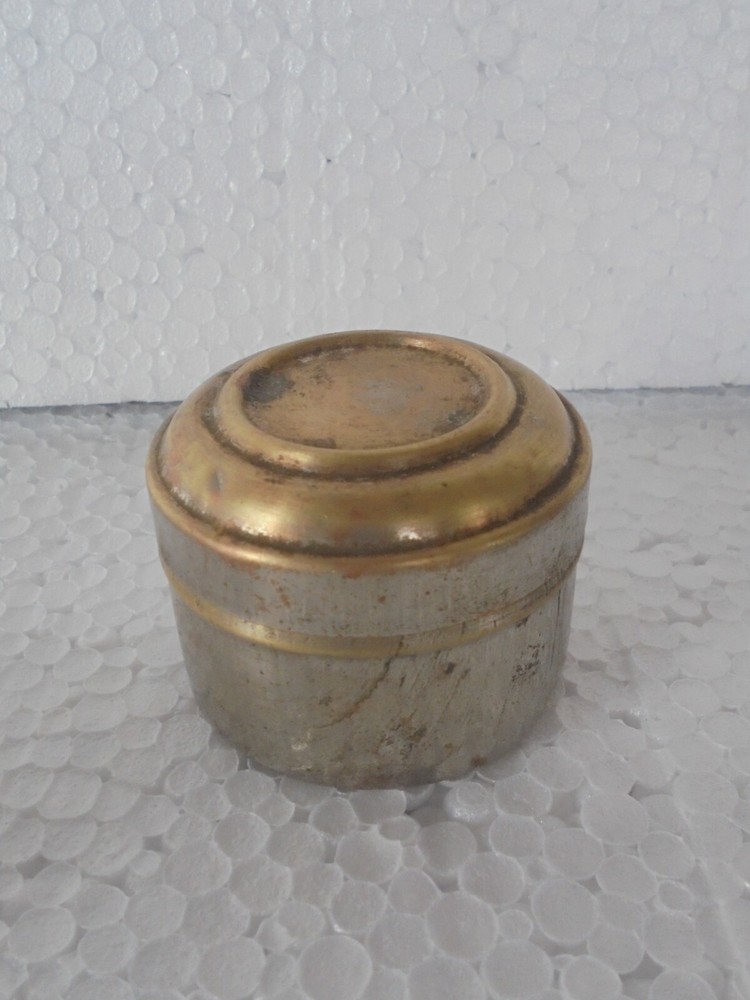3 Pc Vintage Round Small Handcrafted Powder/Pill Boxes