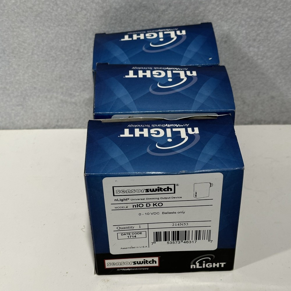 Acuity Controls, nLight nIO D KO Universal Output Dimming Interface Device, NIB