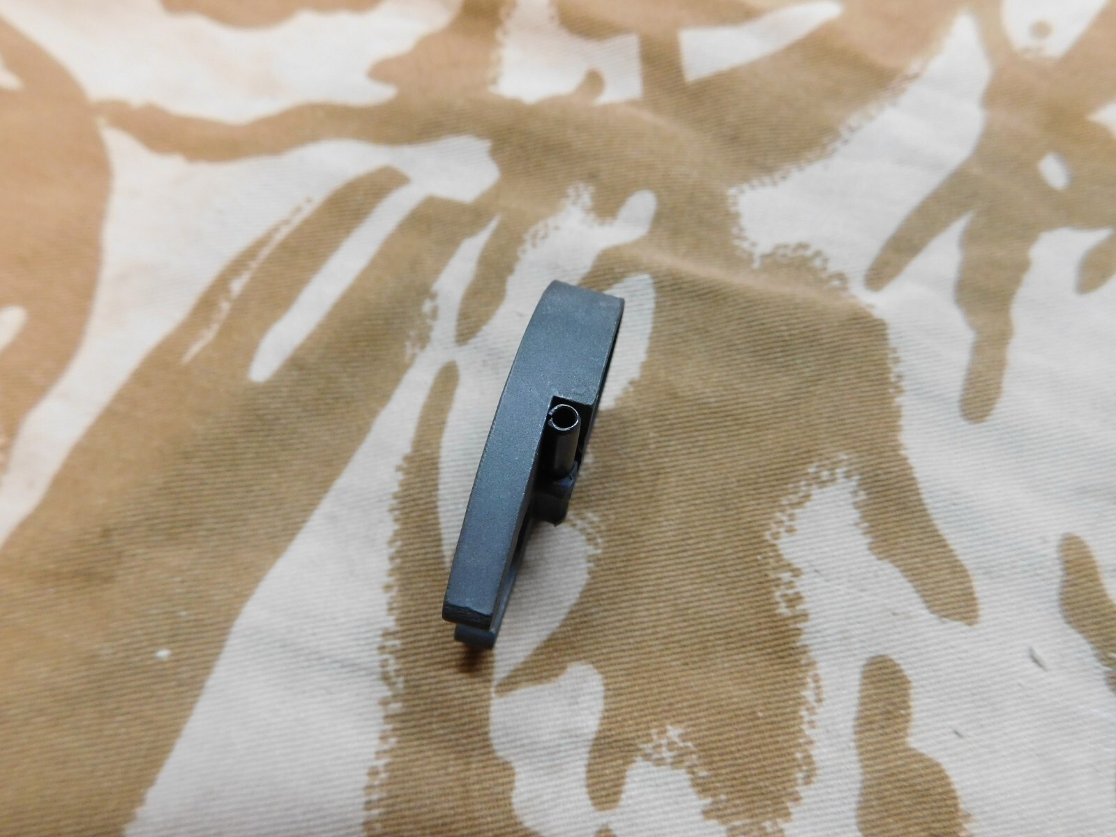 Used Lower Band for M1 Garand. Post War Flat Top W/ Roll Pin. Grey Parkerizing.