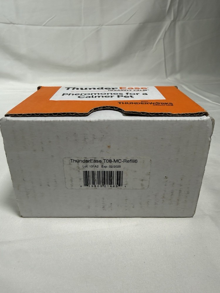 (6)ThunderEase Calming Diffuser Refill Pheromones For Cat 30 Day Refill READ
