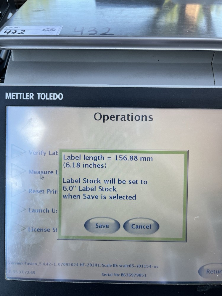 Mettler Toledo UCCW Digital Scale w/ Printer. Works Great Needs Programing