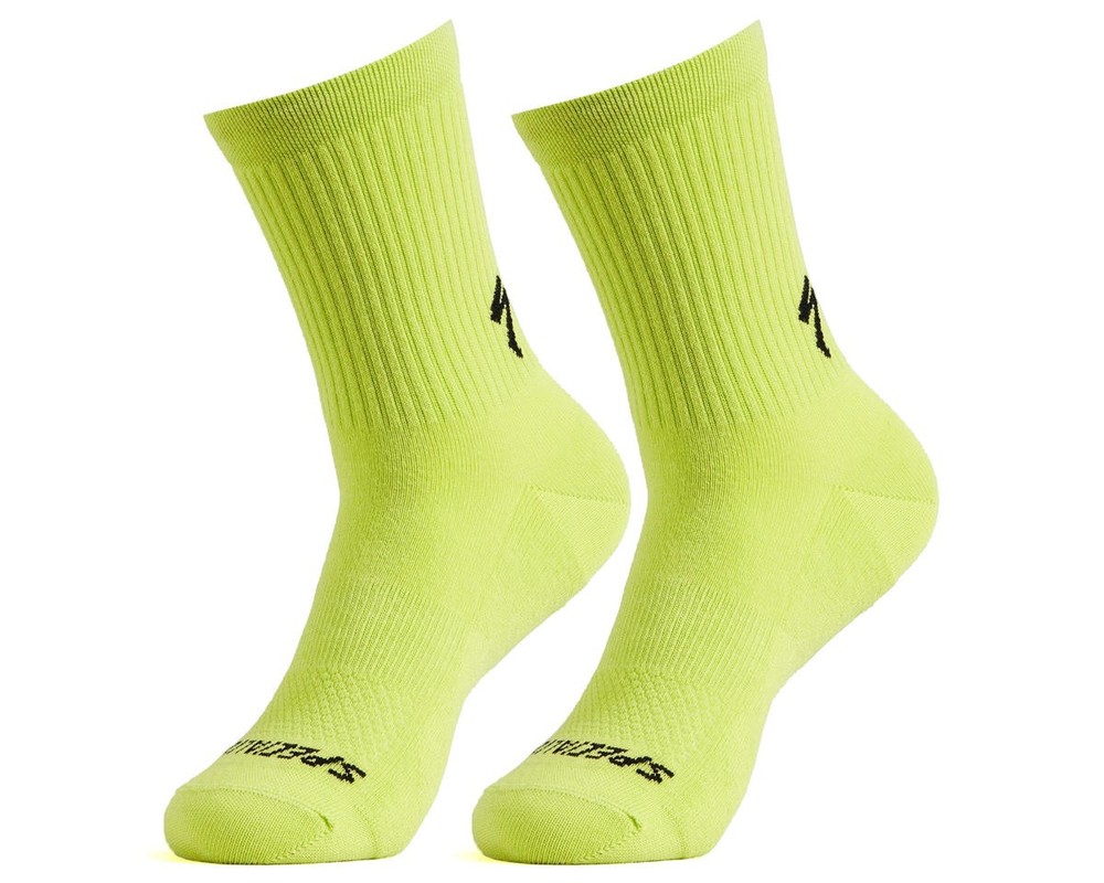 Specialized Cotton Tall Socks (Hyper Green)