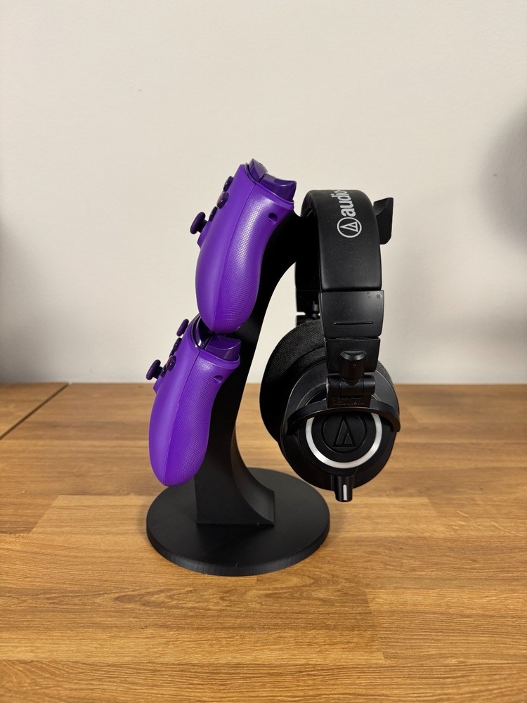 Xbox Series X|S Black Controller Headset Stand Plastic Mount