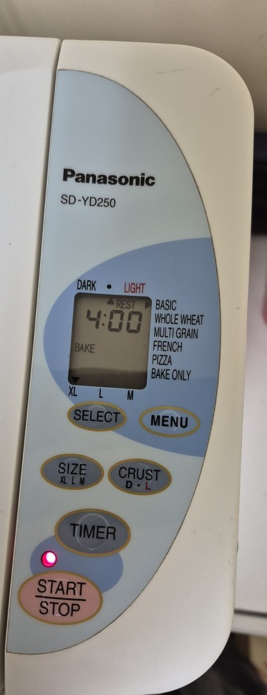 Panasonic SD-YD250 Automatic Bread Maker Machine Control Panel Works OEM Used