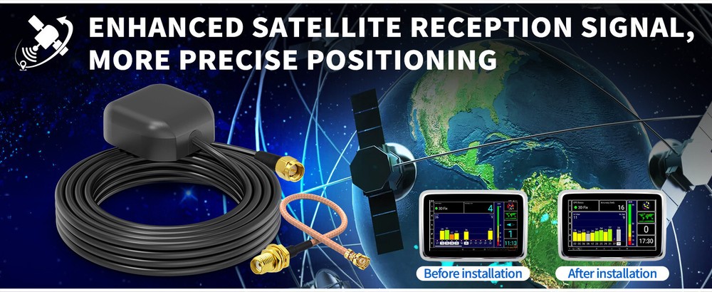 Waterproof GPS Active Navigation Antenna for GPS Module Receiver Tracking Device