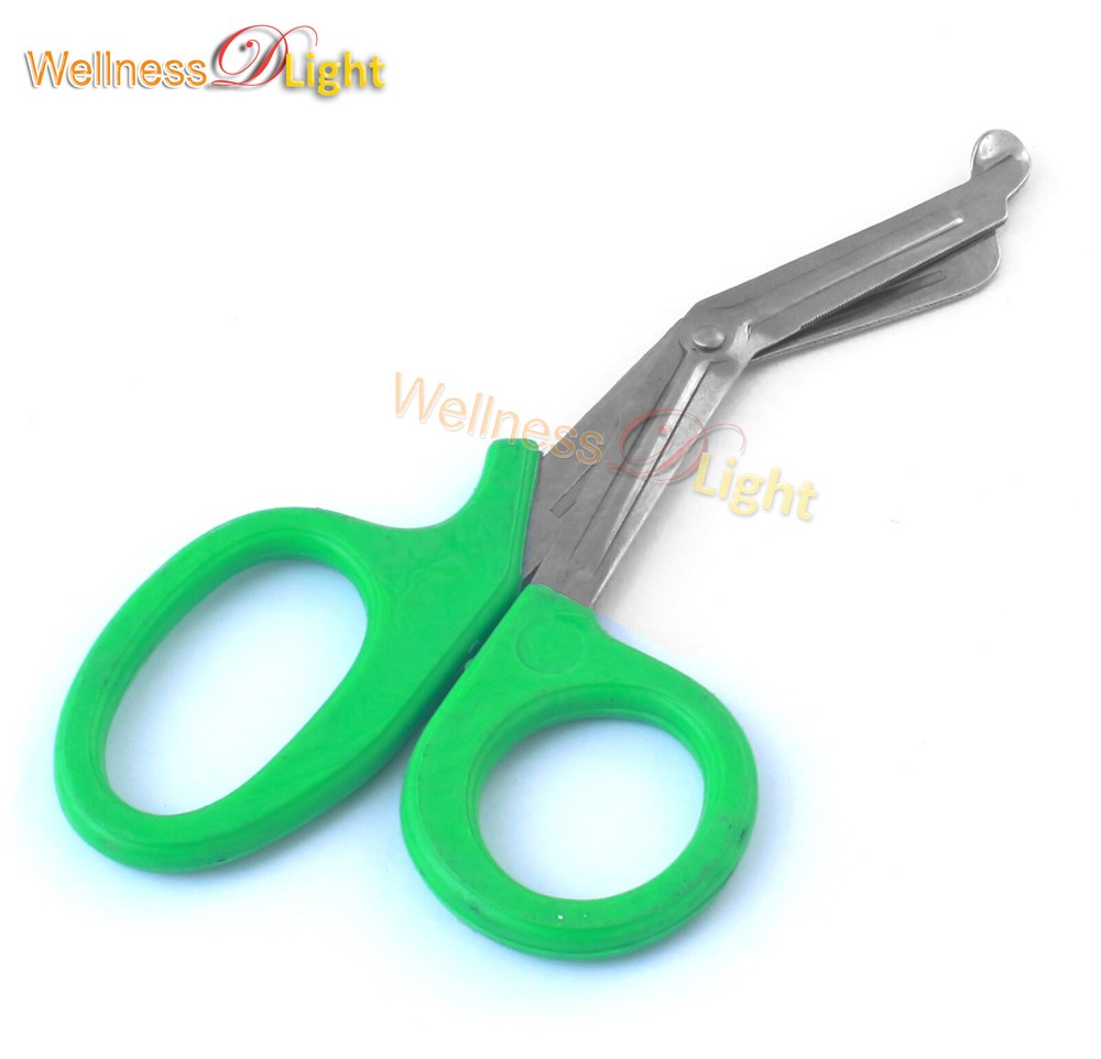 Green Utility Scissors 7.5" Multi-Purpose EMT Shears Surgical Instruments