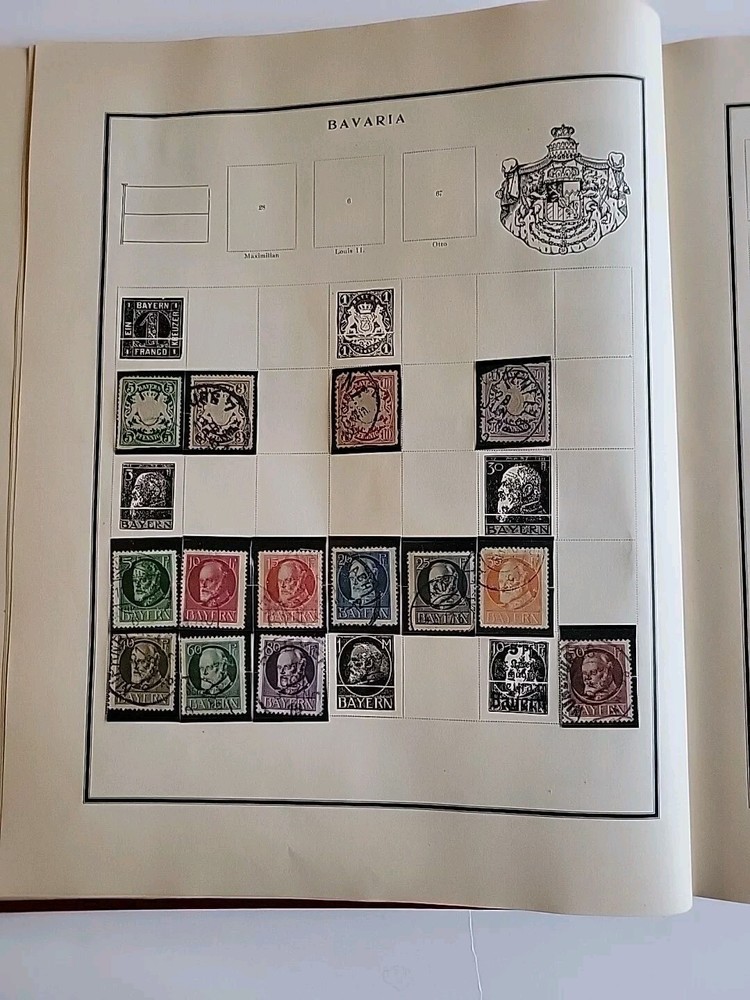 Modern Postage Stamp Album Fully Illustrated 1925 Edition