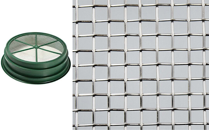 CLASSIFIER SIFTING PAN | 1/8" | STAINLESS STEEL SCREEN EARTH SIFTER STACKABLE