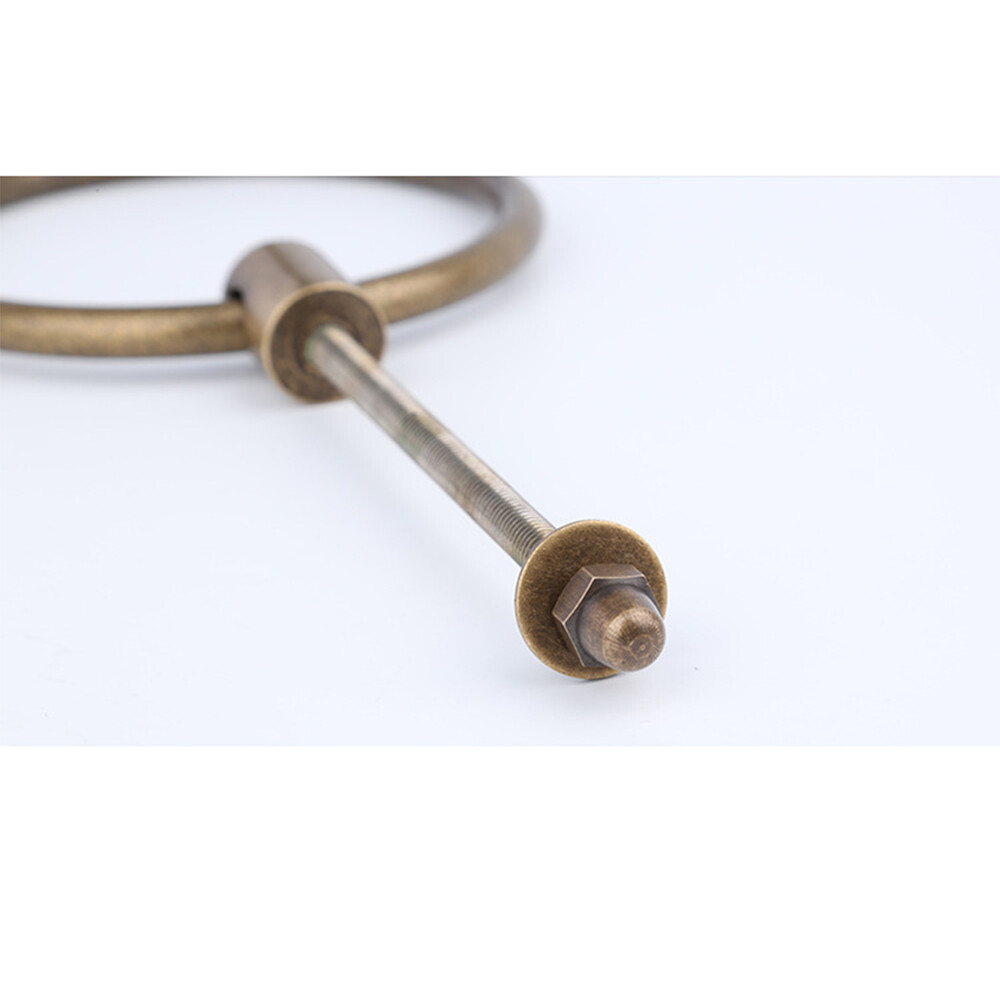 Antique Ring Door Knocker Handle Pull Solid Brass Vintage Heavy Duty Home Decor