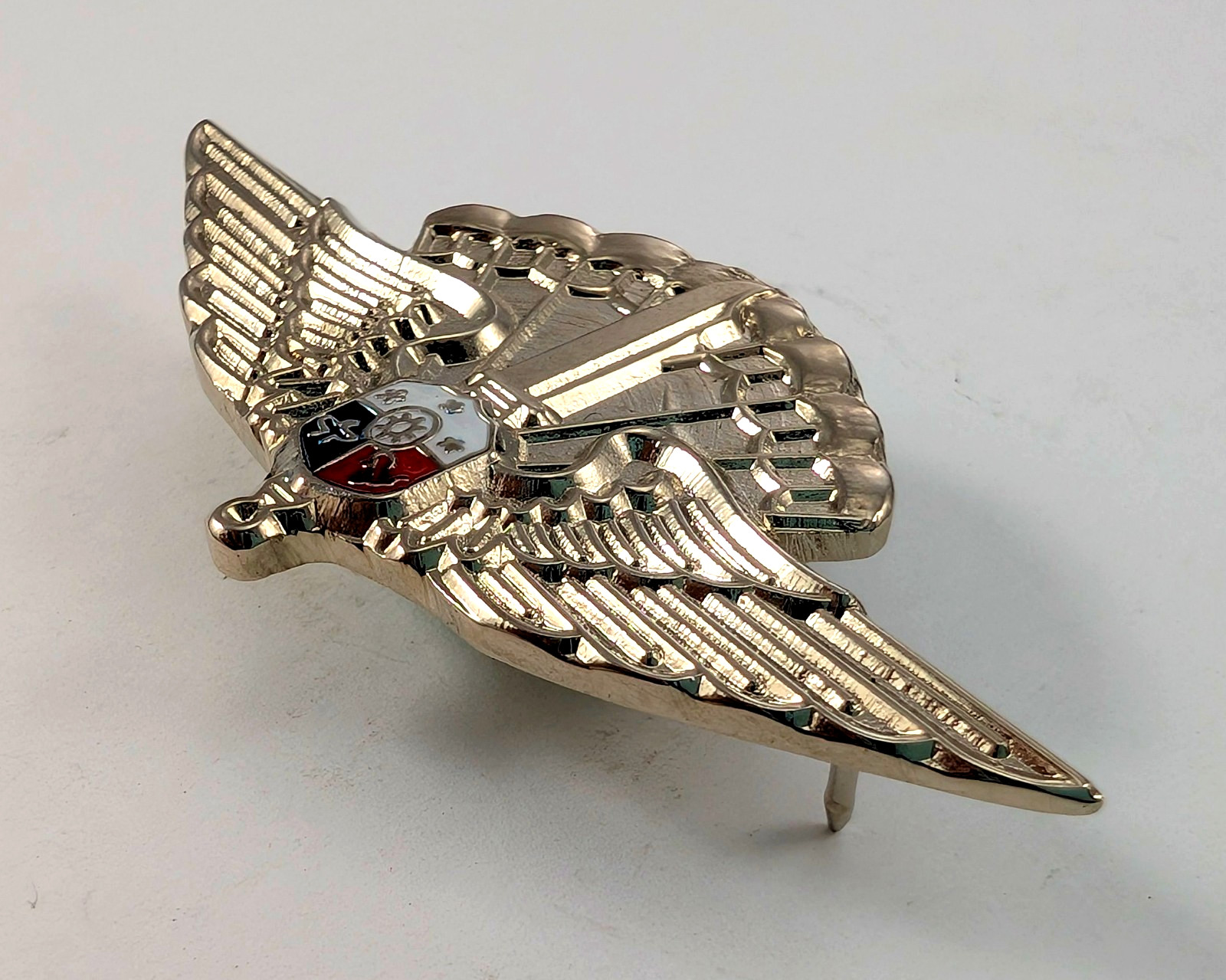 Philippine Army PA Airborne Free Fall Paratrooper Pin Badge Basic in Silver