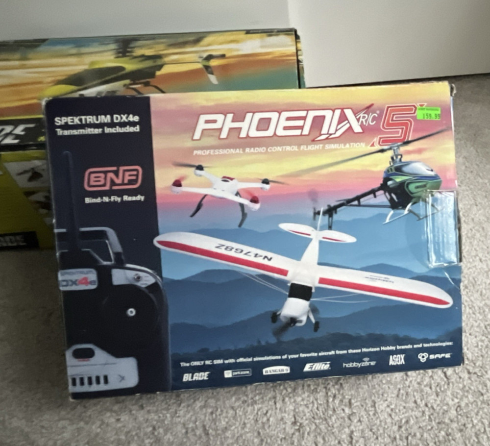 Phoenix RC 5 Professional RC Flight Simulator Software w/ Spektrum DX4e