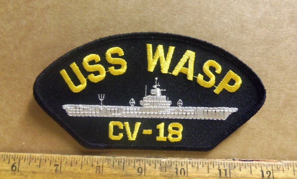 US Navy - USS Wasp CV-18 Embroidered Patch