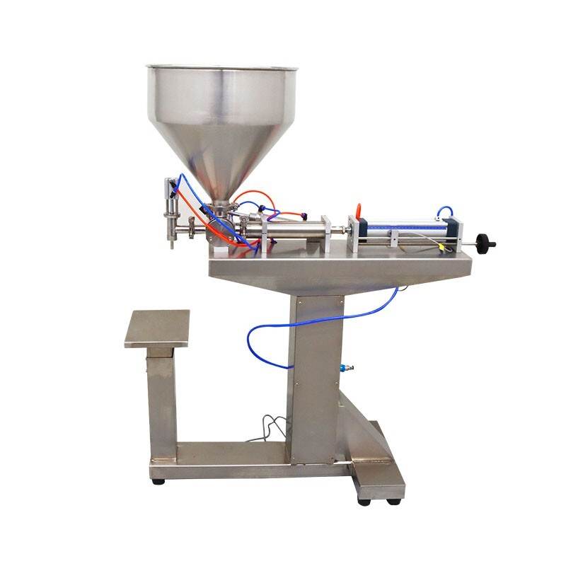 30ml-300ml Pneumatic Paste & Liquid Filling Machine Single Head Floor Type