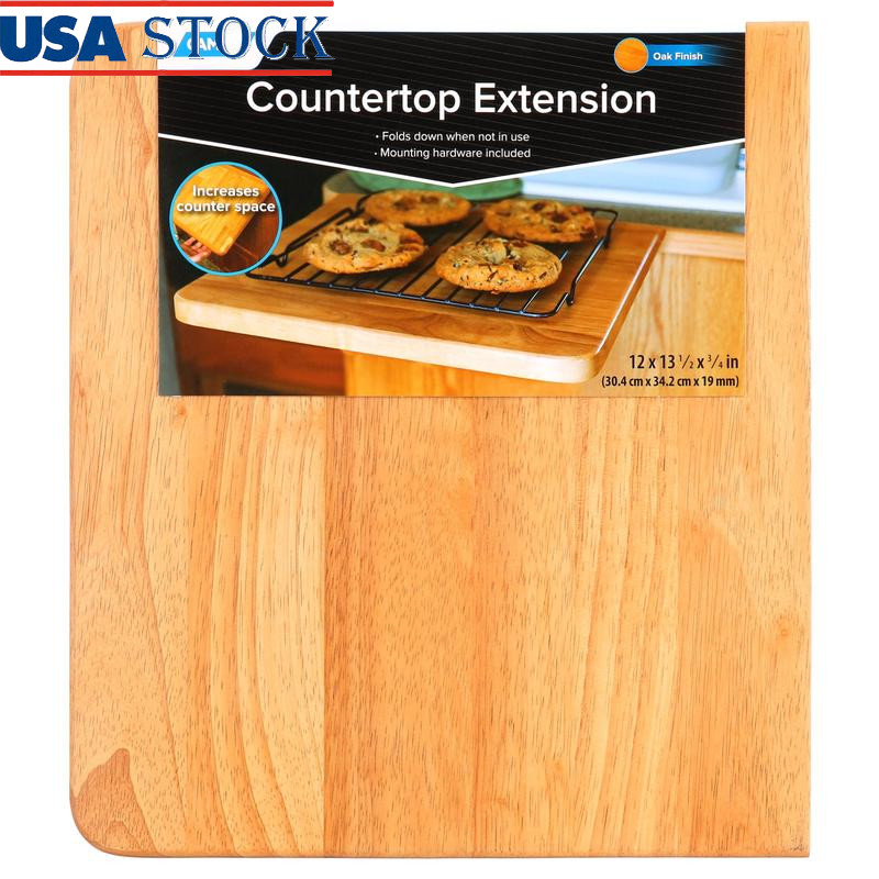 RV Countertop Extension Solid Oak Drop Leaf Hinge Easy Fold Mounting Hardware US