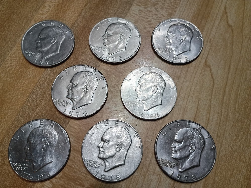 Eisenhower dollar clad-You will receive 1 coin
