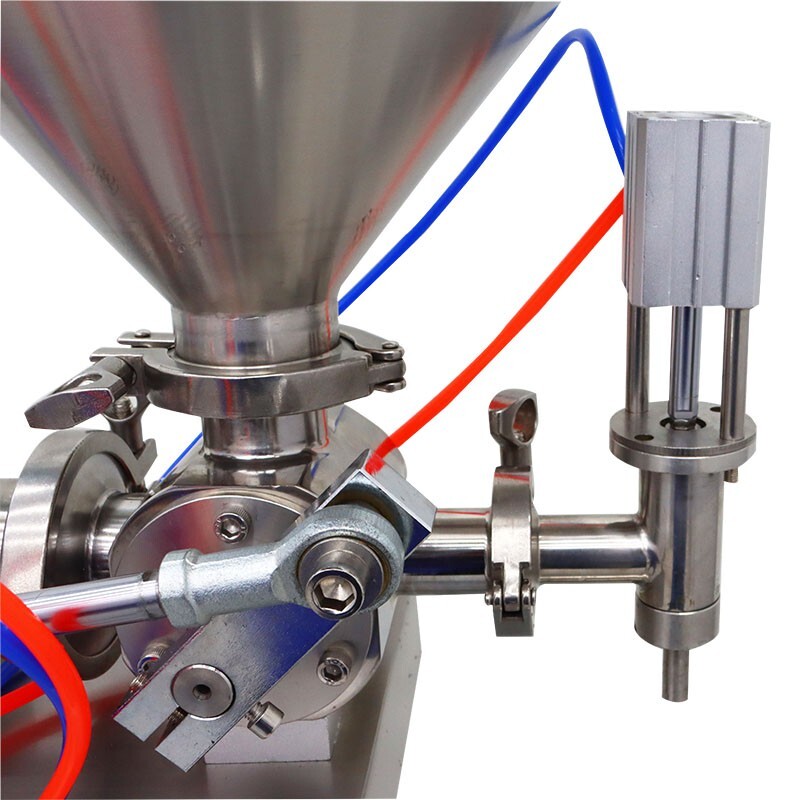 30ml-300ml Pneumatic Paste & Liquid Filling Machine Single Head Floor Type