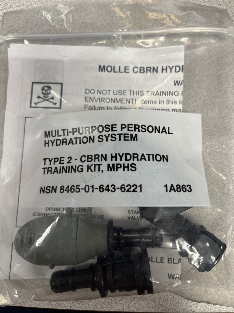 NWT, Multi-Purpose Personal Hydration System, Use With Or Without Mask, Bin Z
