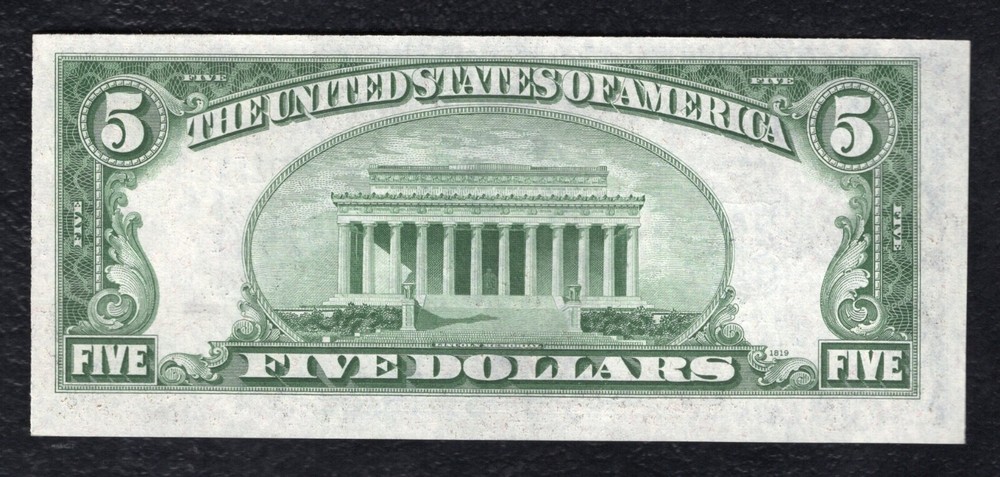 FR 1654* 1934-D $5 FIVE DOLLARS *STAR* SILVER CERTIFICATE GEM UNCIRCULATED