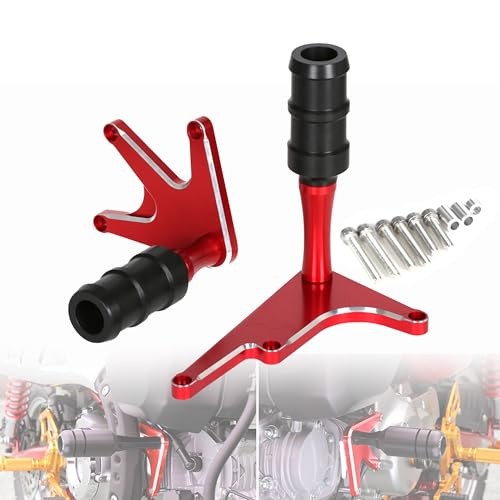 Monkey 125 Frame Sliders Falling Crash Protector Compatible with Monkey 125 Red