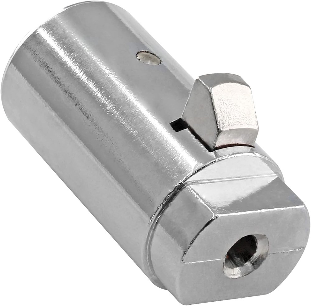 2 Set Vending Machine Lock and Key (Keyed Alike), High Security Black, Silver