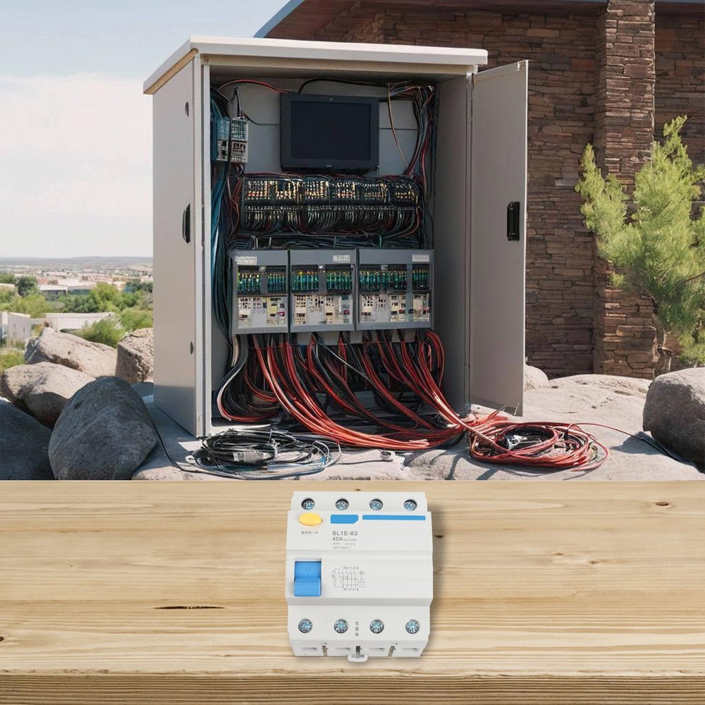 Leakage Protector ML1E63 400V with Visual Indication for Safe Home Wiring