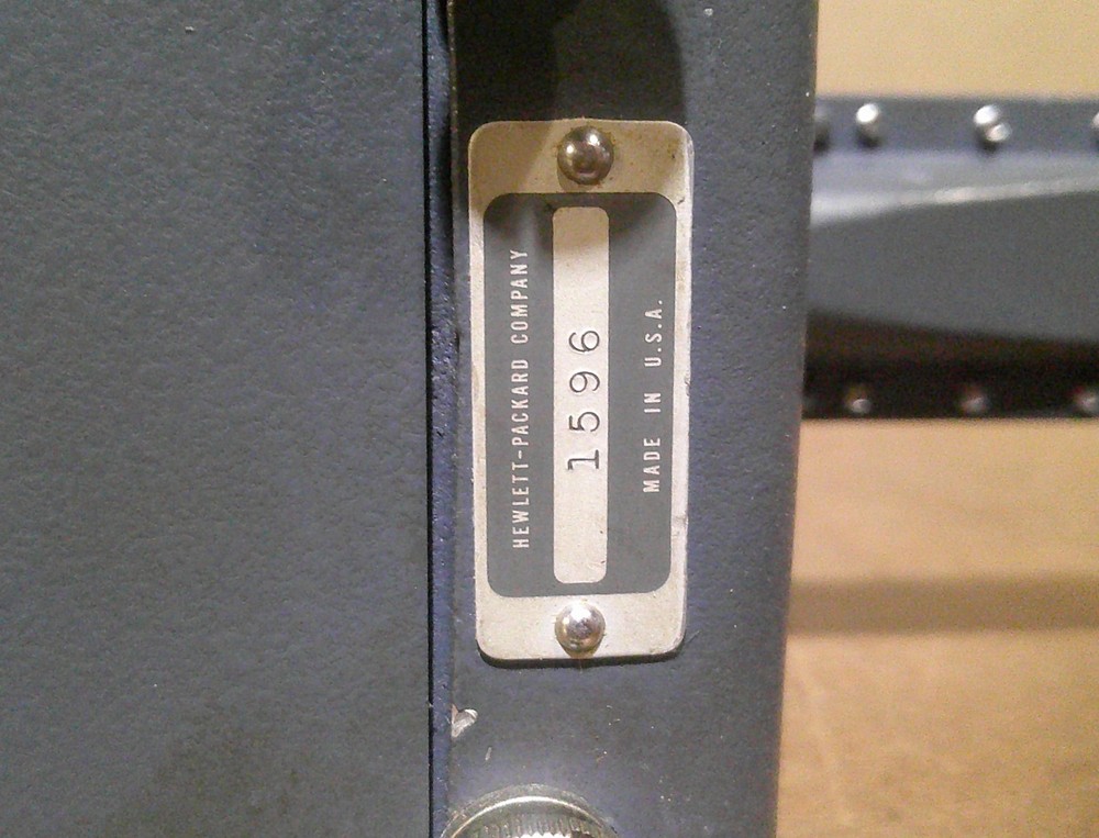 HP VARIABLE ATTENUATOR P/N P382A AS REMOVED