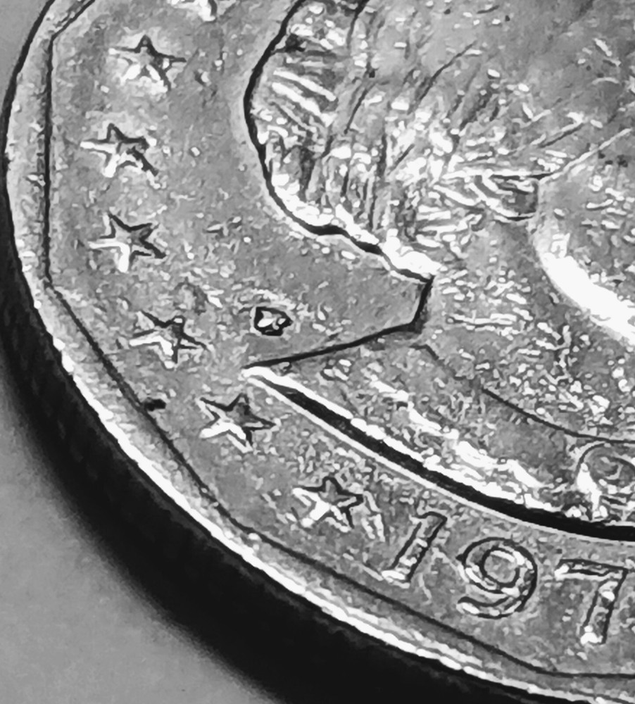 1979 Blob Mint Mark Error Susan B Anthony $1 One Dollar Coin Common Error