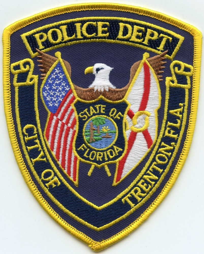 TRENTON FLORIDA FL State Flag POLICE PATCH