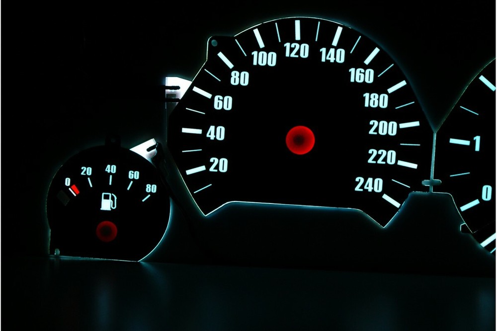 BMW E34 Original Design Glow Gauge Plasma Dials Speedometer Shift Indicato