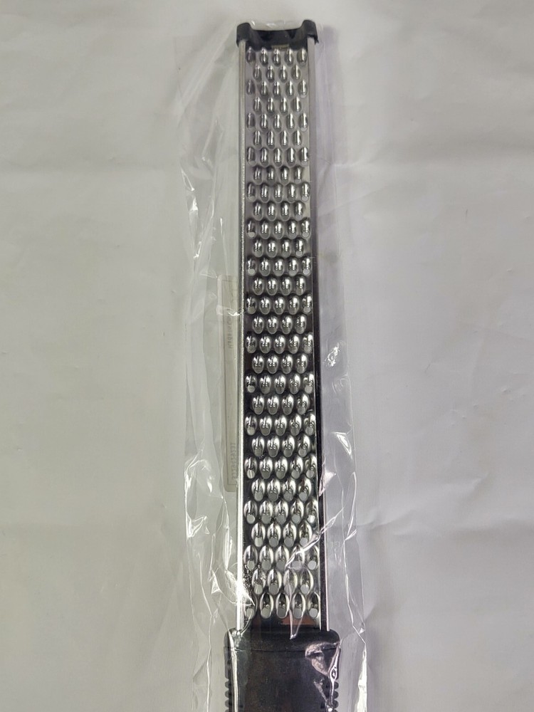 Grater Zester Black Handle Silver Tone Kitchen New