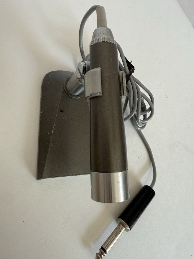 Vintage Piezo Dynamic Microphone Model DX-75 Japan Untested With Box