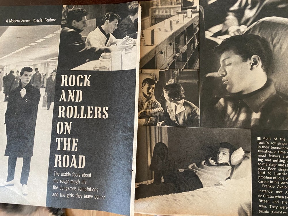 Frankie Avalon, Four Page Vintage Clipping, aa