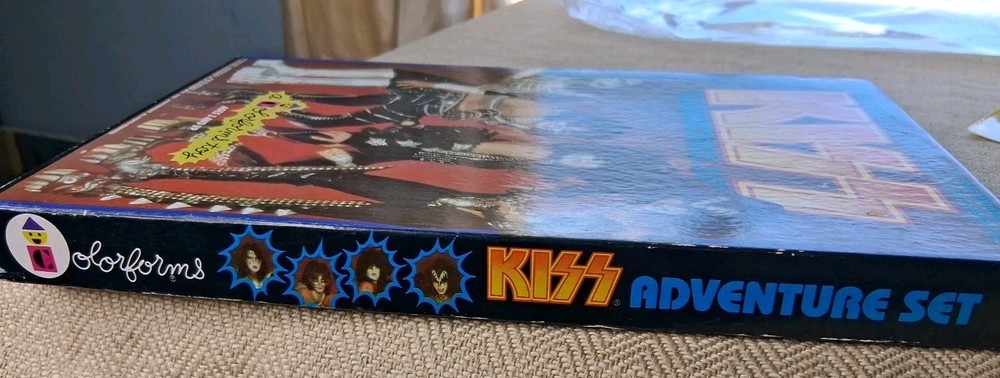 KISS Colorforms Set Complete Unused 1979 Aucoin Mgmt Peter,Gene,Paul,Ace Toy