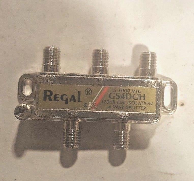 REGAL GS4DGH 4 Way House Splitter