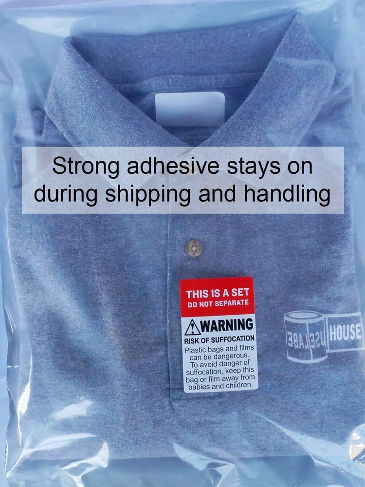 FBA Combo THIS IS A SET DO NOT SEPARATE/SUFFOCATION WARNING (4) Rls/2000 Labels