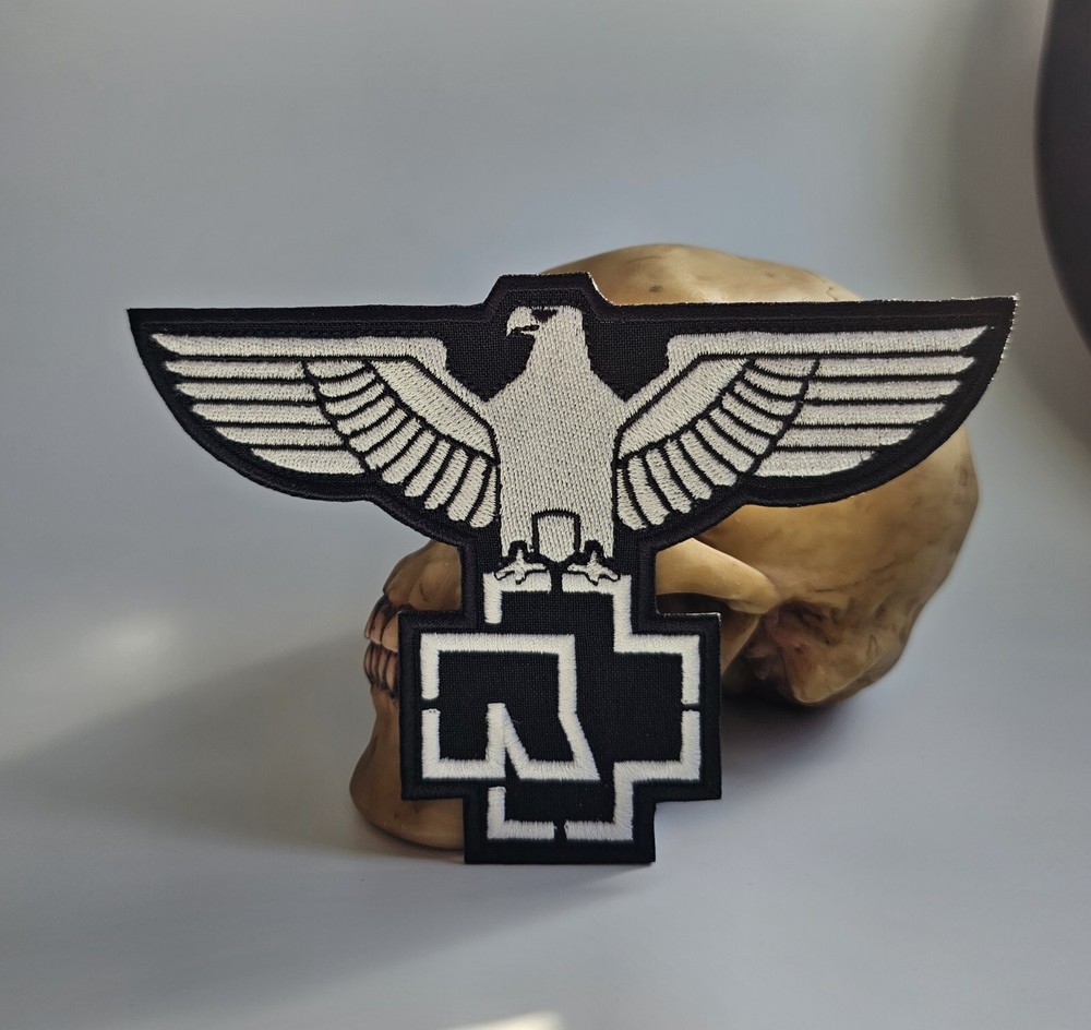 Rammstein hard rock patch, Rammstein embroidery patch, iron/sew on patch,