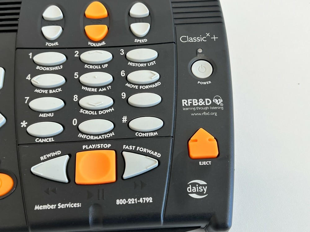 PP20: RFB&D HumanWare Victor Reader Daisy Classic X+ - Needs New Battery