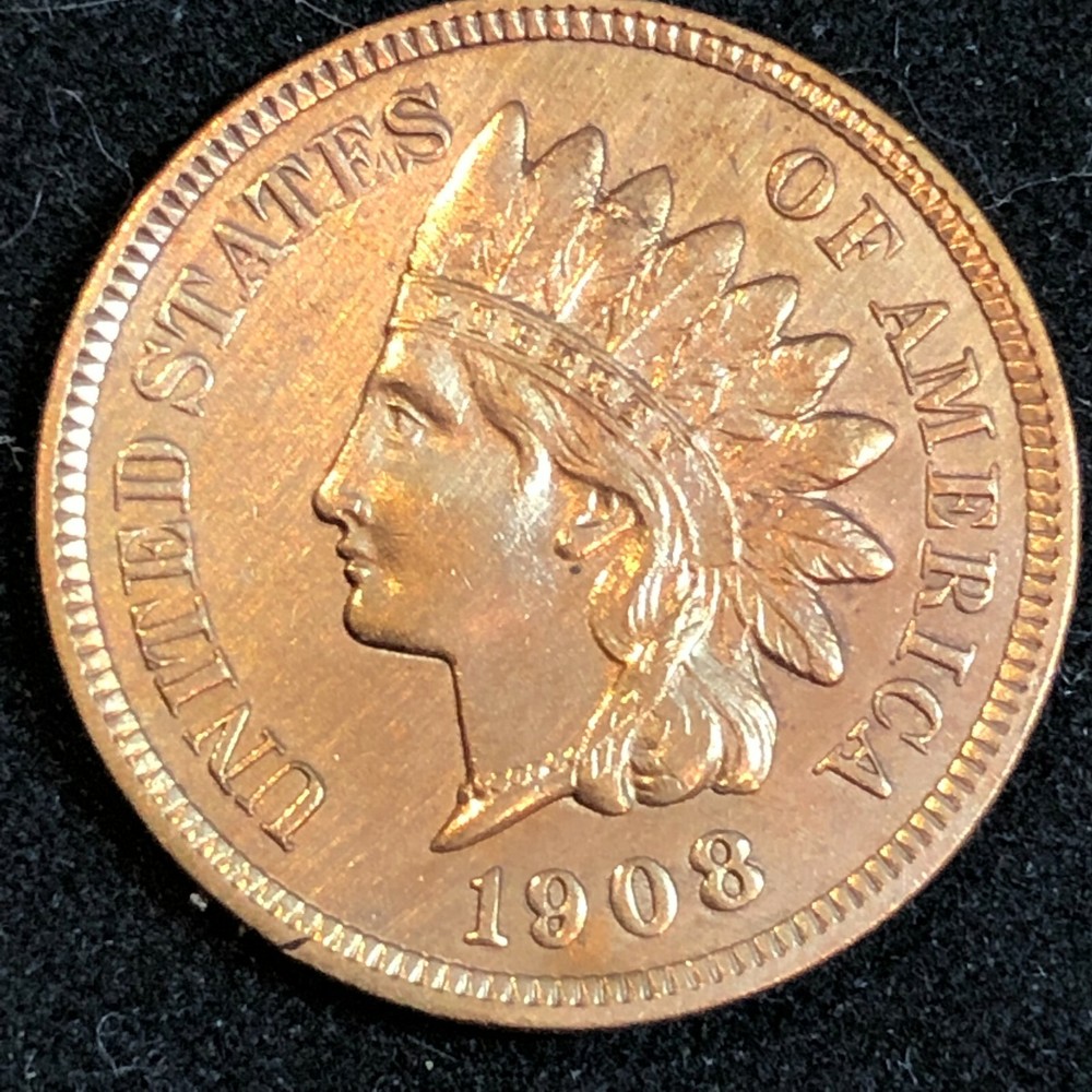 1908 INDIAN HEAD PENNY #75J
