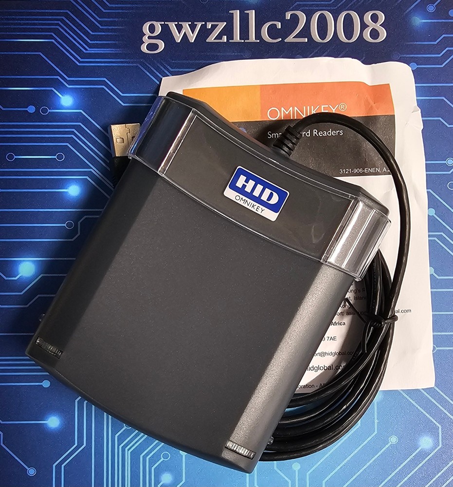HID Omnikey 5321 V2 CLi ROHS USB Desktop Contactless Smart Card Reader Grey
