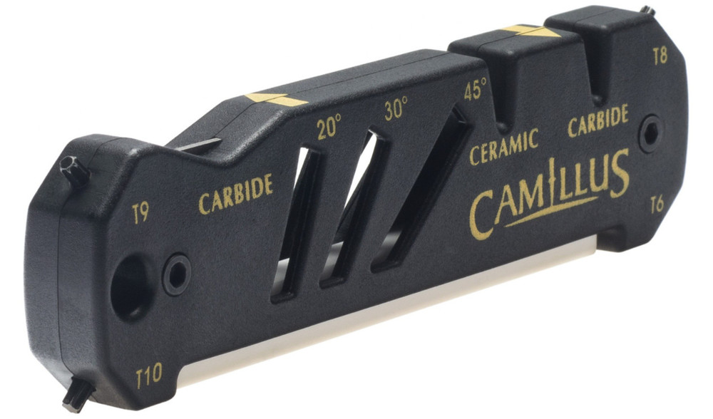 Camillus Glide Knife Blade Hook Carbide Multi Angle Sharpener Screwdriver 19224