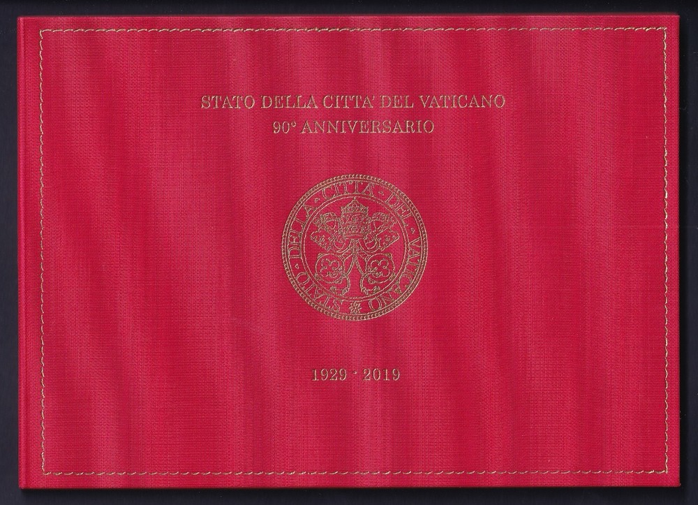 VATICAN - 2019 folder containing stamp and FDC - (7522)