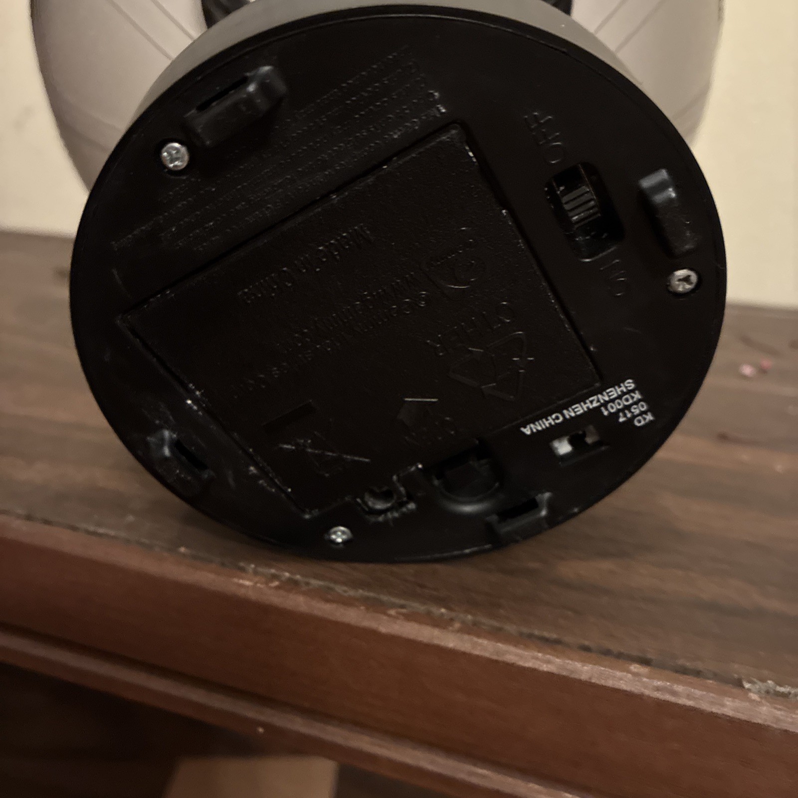 Gemmy Halloween Light Up Goth Pedestal Candy Bowl Red Flame Look Spooky!