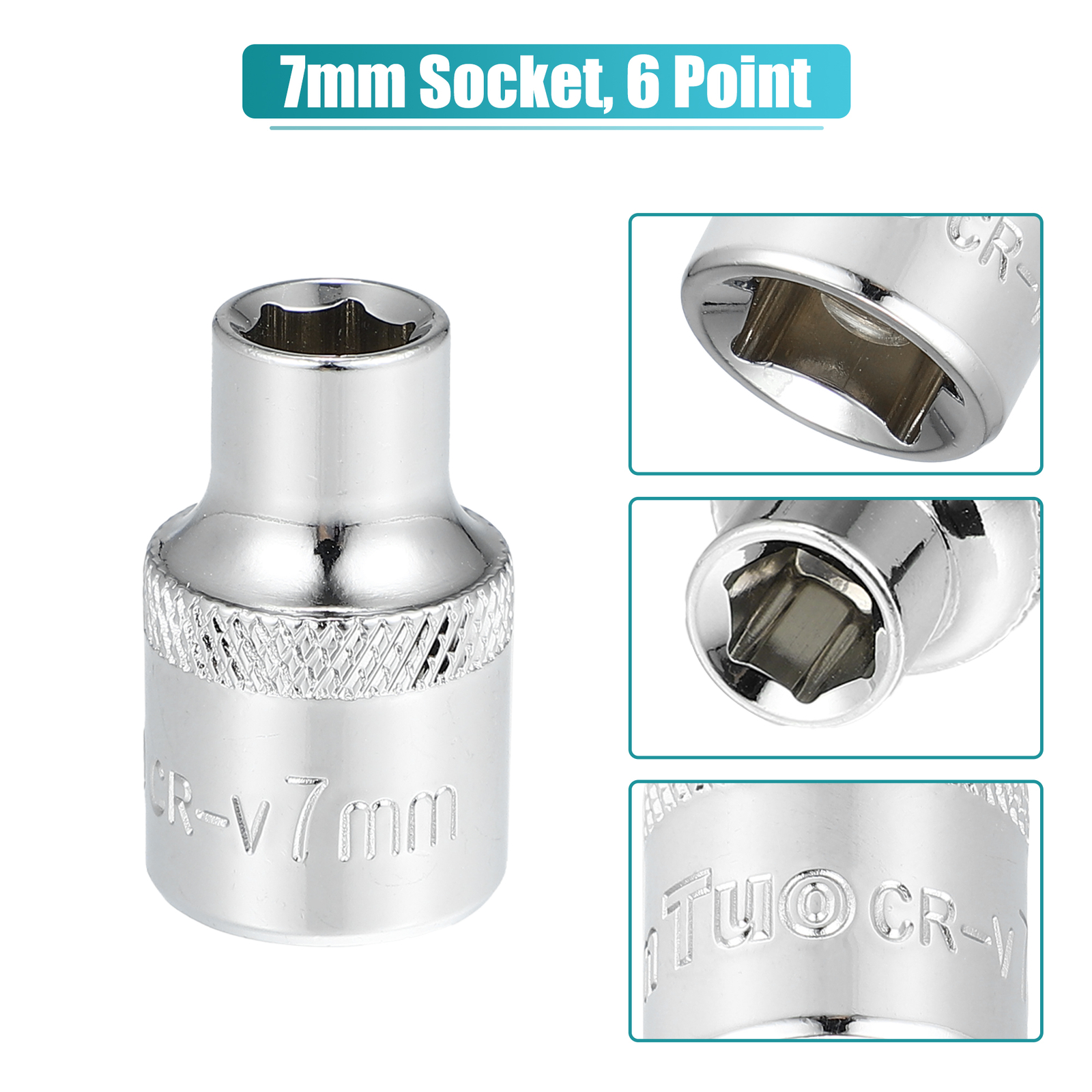 1 Set A/C Compressor Clutch Hub Remover Tool 7mm Socket for Mercedes Benz 5SEL12