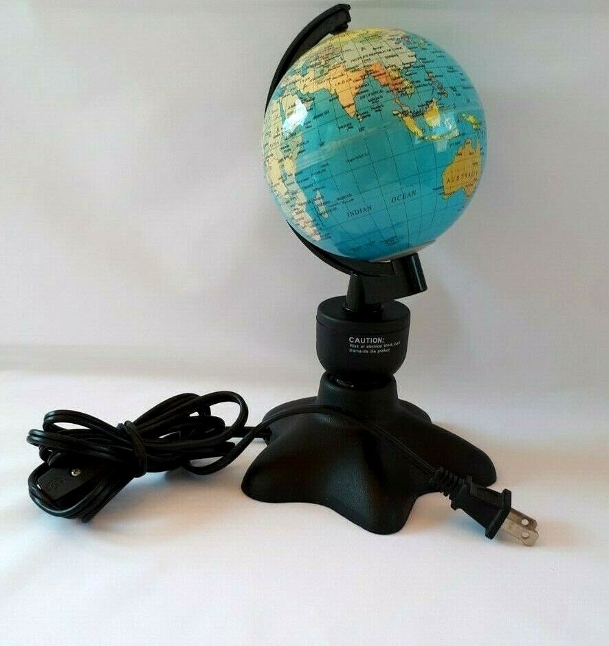 Sunbeam  Small Color Changing Desktop World Map Globe