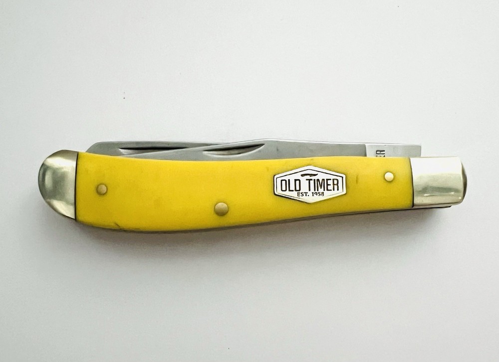 Schrade Old Timer Pocket Knife | Yellow | Model 940TY