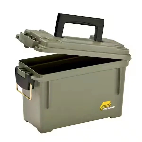 Plano Field Ammo Box, OD Green, Lockable Ammunition Storage Box with Heavy-Duty