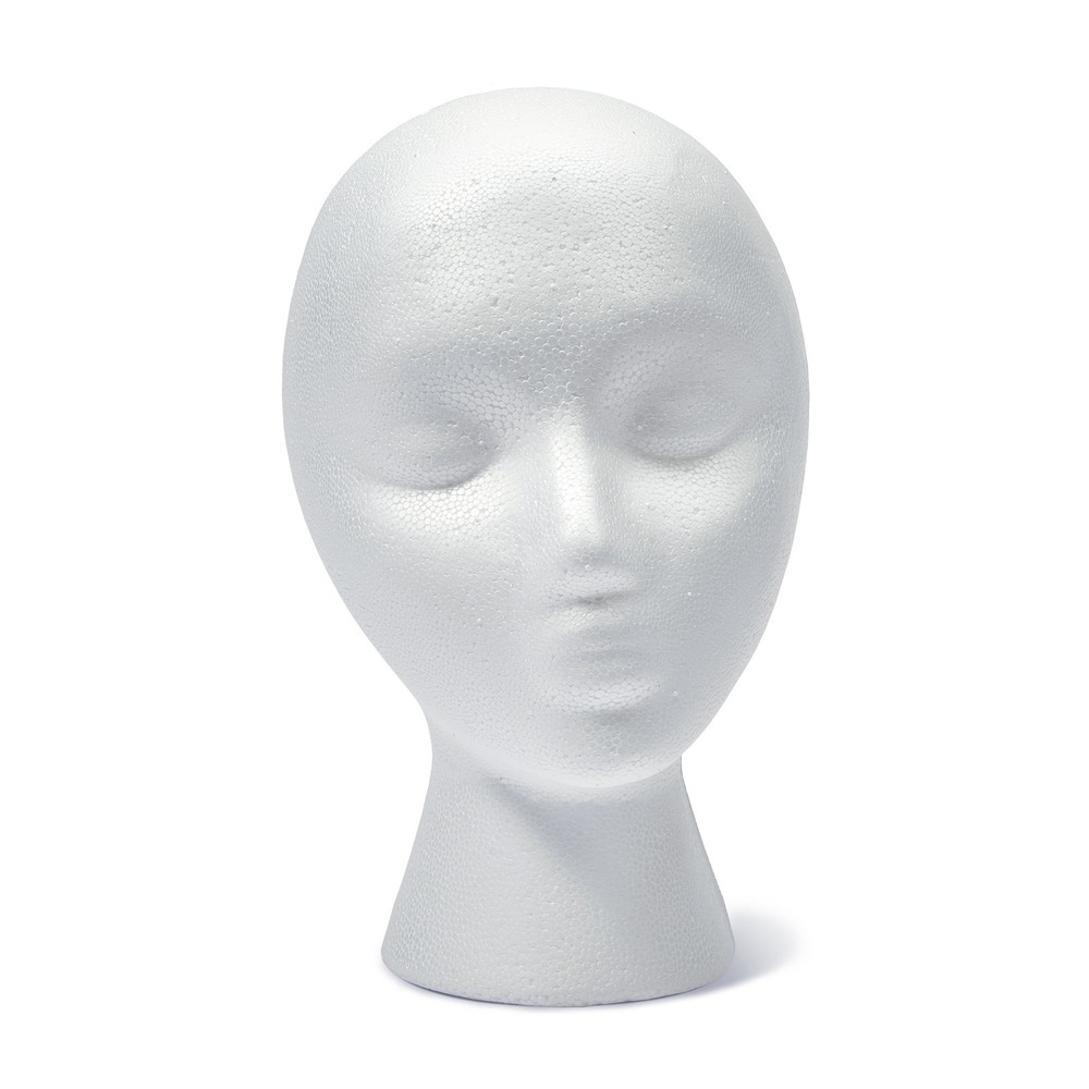 Styrofoam Head EPS Female Bulk White